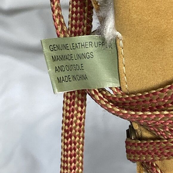 TIMBERLAND Picudilla Boots 14" Waterproof Lace Up Outdoor Womens 8.5 Tan Wheat - Picture 14 of 15